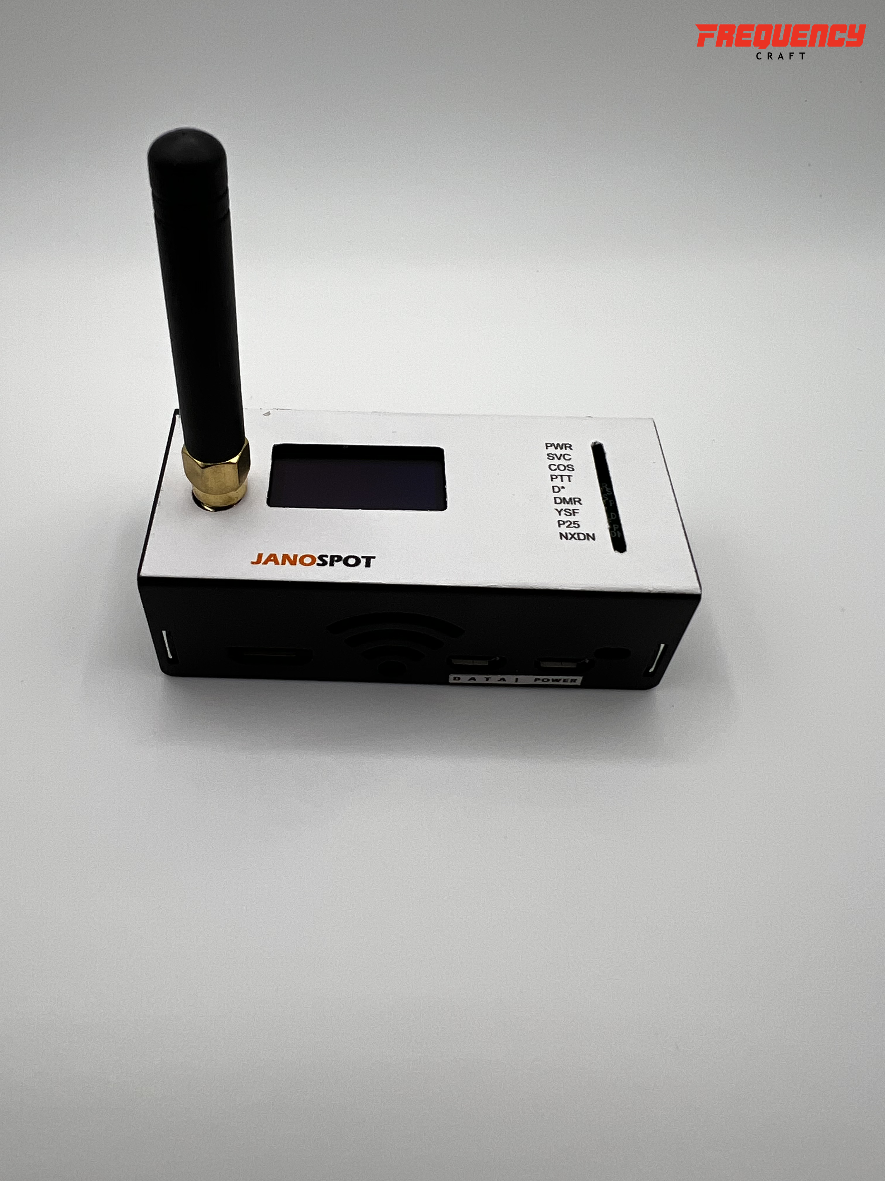 Front view of the JanoSpot Lite 2 enclosure